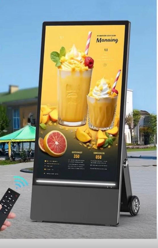 Indoor and Outdoor Portable Rechargeable Waterproof Display - PRK With Battery
