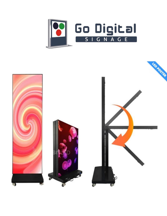 Portable Foldable LED Poster P1.86MM